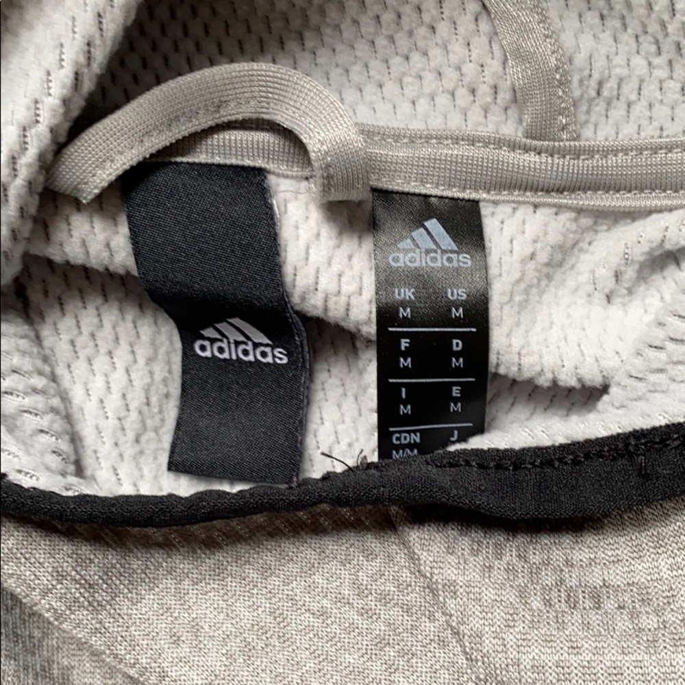 Grey Adidas Climawarm Hoodie - Picture 3 of 3